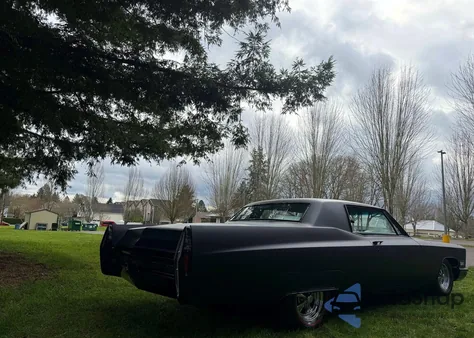 1968 Cadillac Coupe Devi из США, поврежденный, VIN J8102711